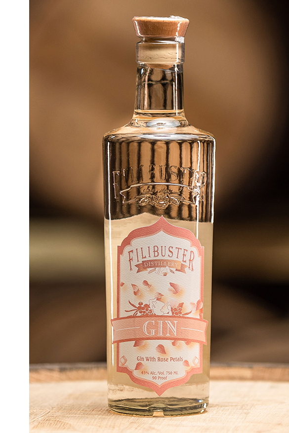 Filibuster Rose Gin 750ml – Distillery , Maurertown, Virginia, USA ...