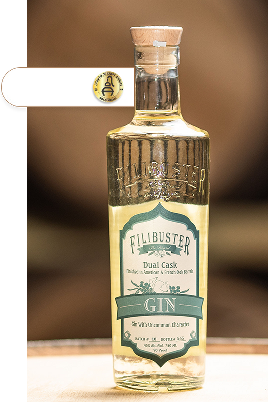 Filibuster Dual Cask Gin 750ml