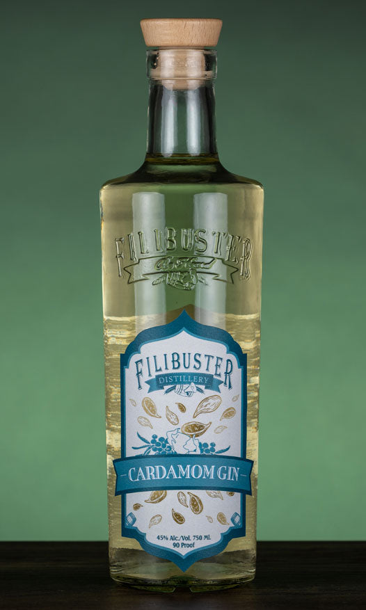 Filibuster Cardamom Gin 750ml – Distillery , Maurertown, Virginia, USA ...