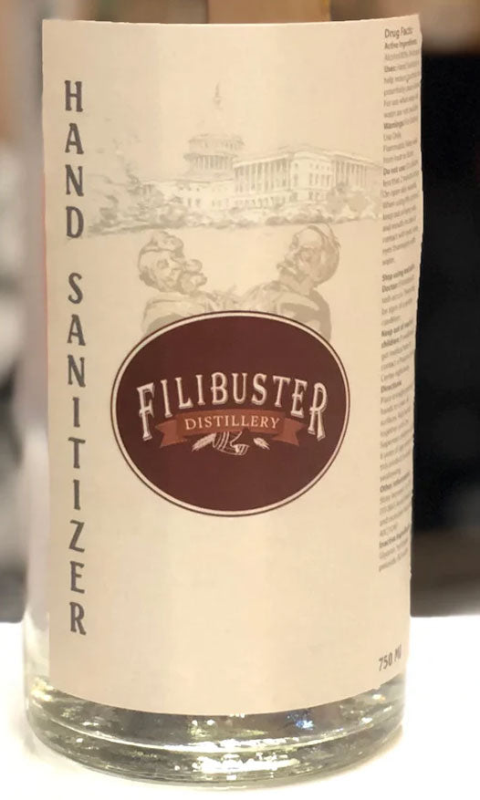 FILIBUSTER HANDSANITIZER 750ml – Distillery , Maurertown, Virginia, USA ...